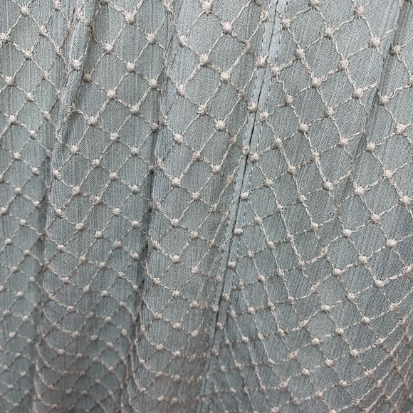 GAL MEETS GLAM Lenore Embroidered Chiffon Dress 12 - Picture 8 of 11